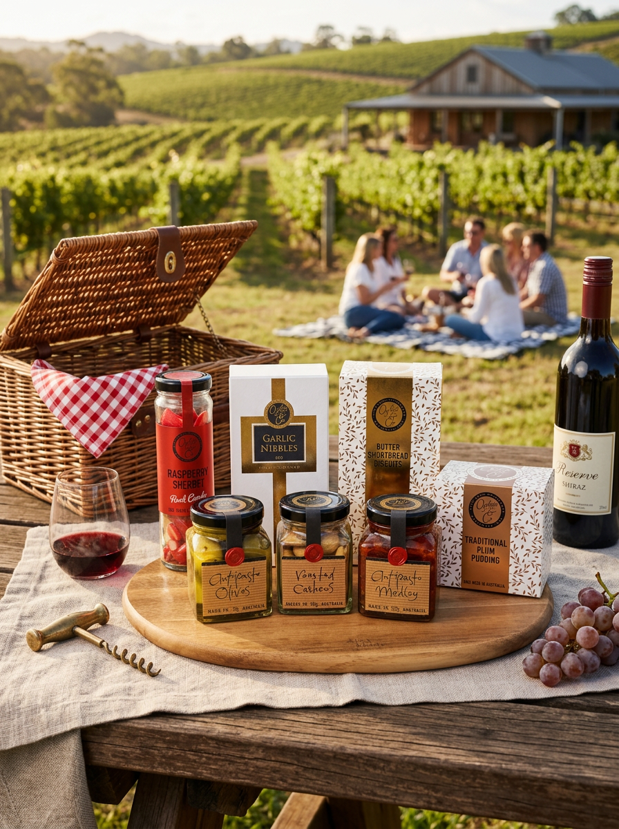 The Long Lunch Gourmet Gift Box | Serving Board & Australian Treats