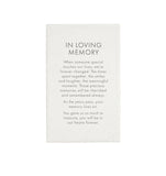In Loving Memory Quote Plaque