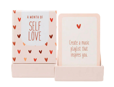 A month of self love cards