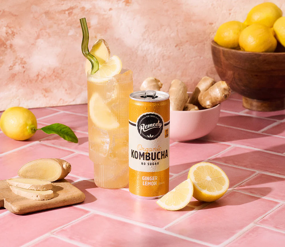 Lemon & Ginger Kombucha, Remedy