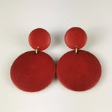 S.H.E Simple Yet Bold Wooden Earrings