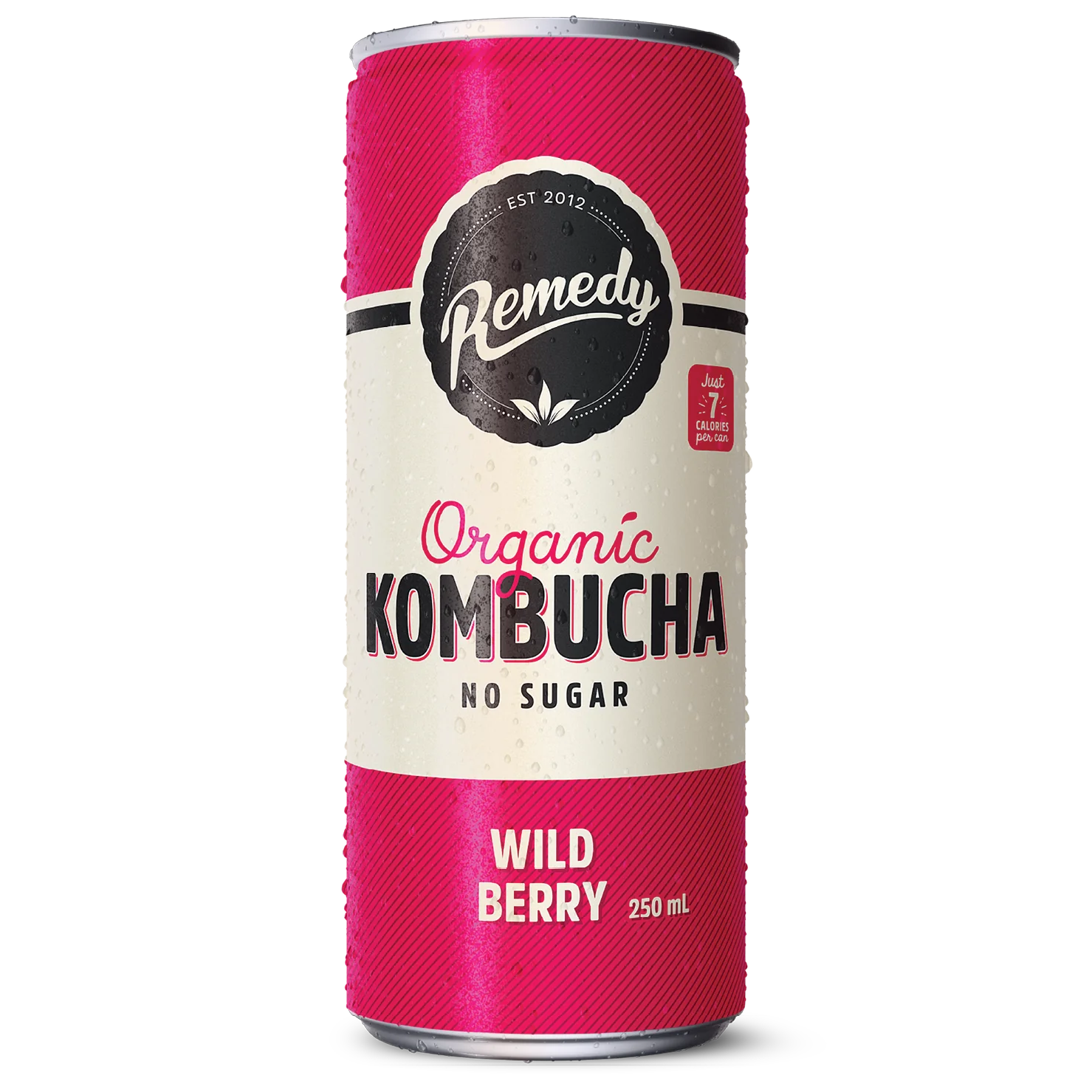 Organic Kombucha, Wild Berry, Remedy