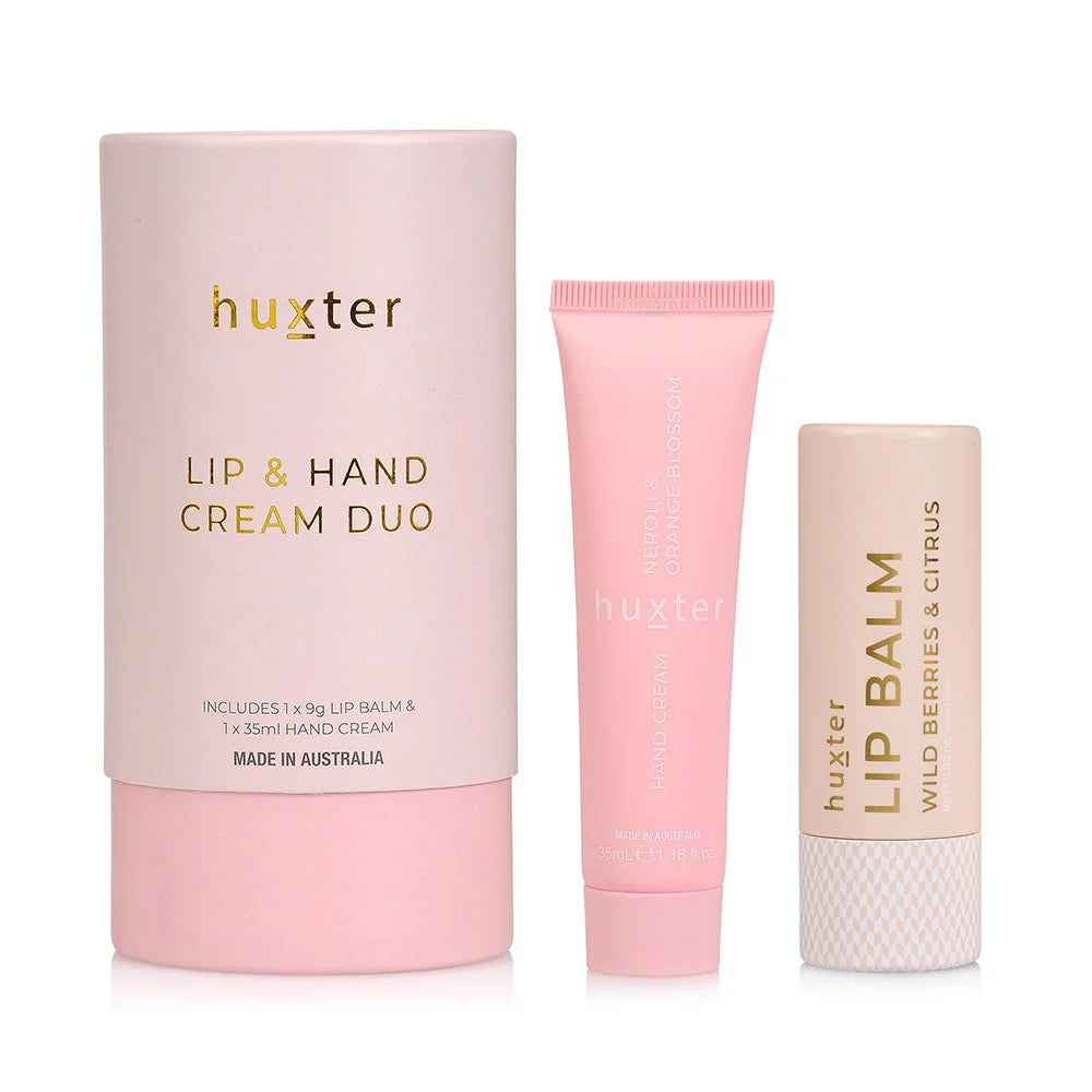 Huxter Lip & Hand Cream Duo, Teen Queen Survival Box
