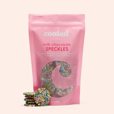 Milk Chocolate Speckles-Coated