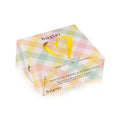 Huxter Mini Boxed Guest Soap - Pastel Checks - Foil Heart - White Flowers & Citrus - 50gm