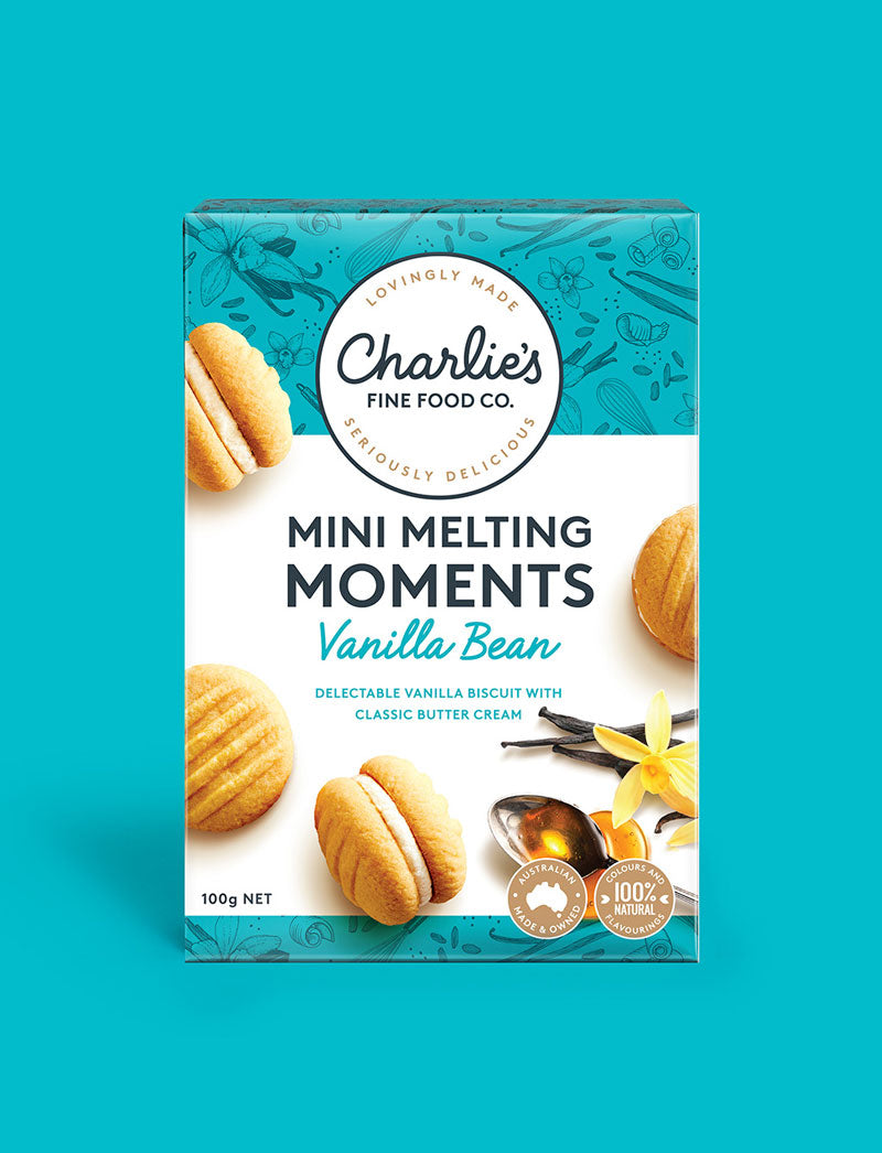 Vanilla Bean Mini Melting Moments 8 pack