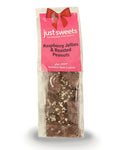Raspberry Jellies & Roasted Peanuts Milk Choc 150g