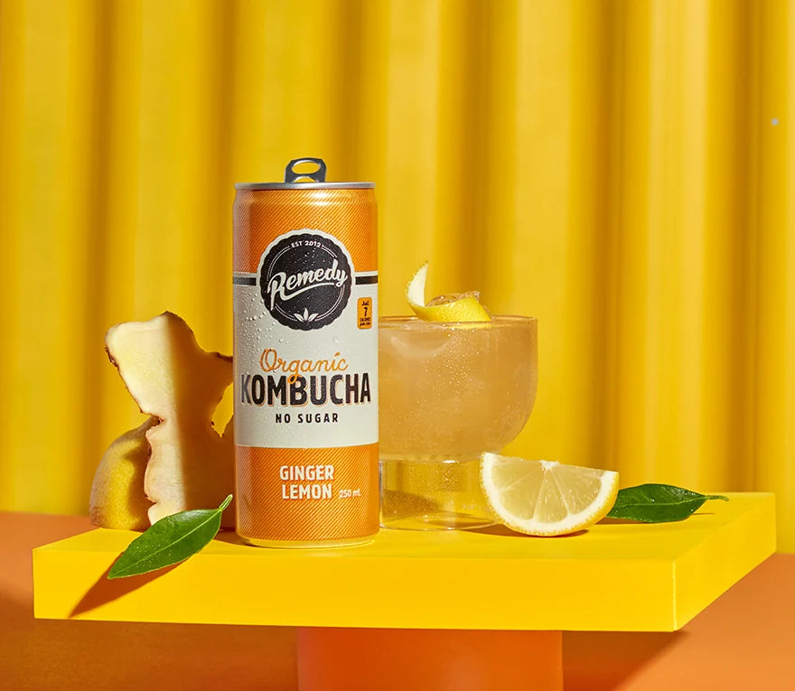 Ginger & Lemon Kombucha, Remedy
