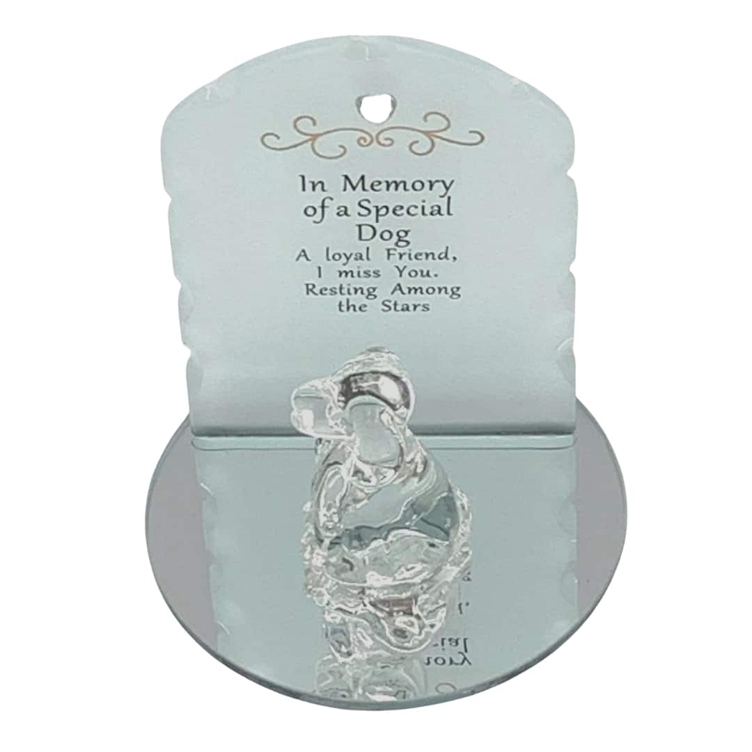 Memorial Plaque In Memory of a Special Dog 7cm x 9cm