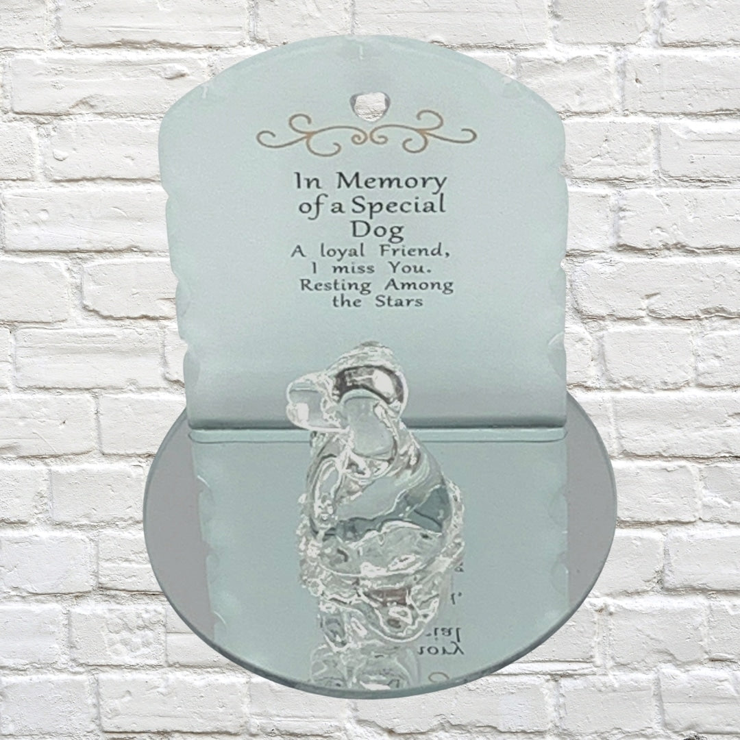 Memorial Plaque In Memory of a Special Dog 7cm x 9cm