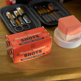 Men's shower steamer shot detail, Dad You're A Legend Gift Box