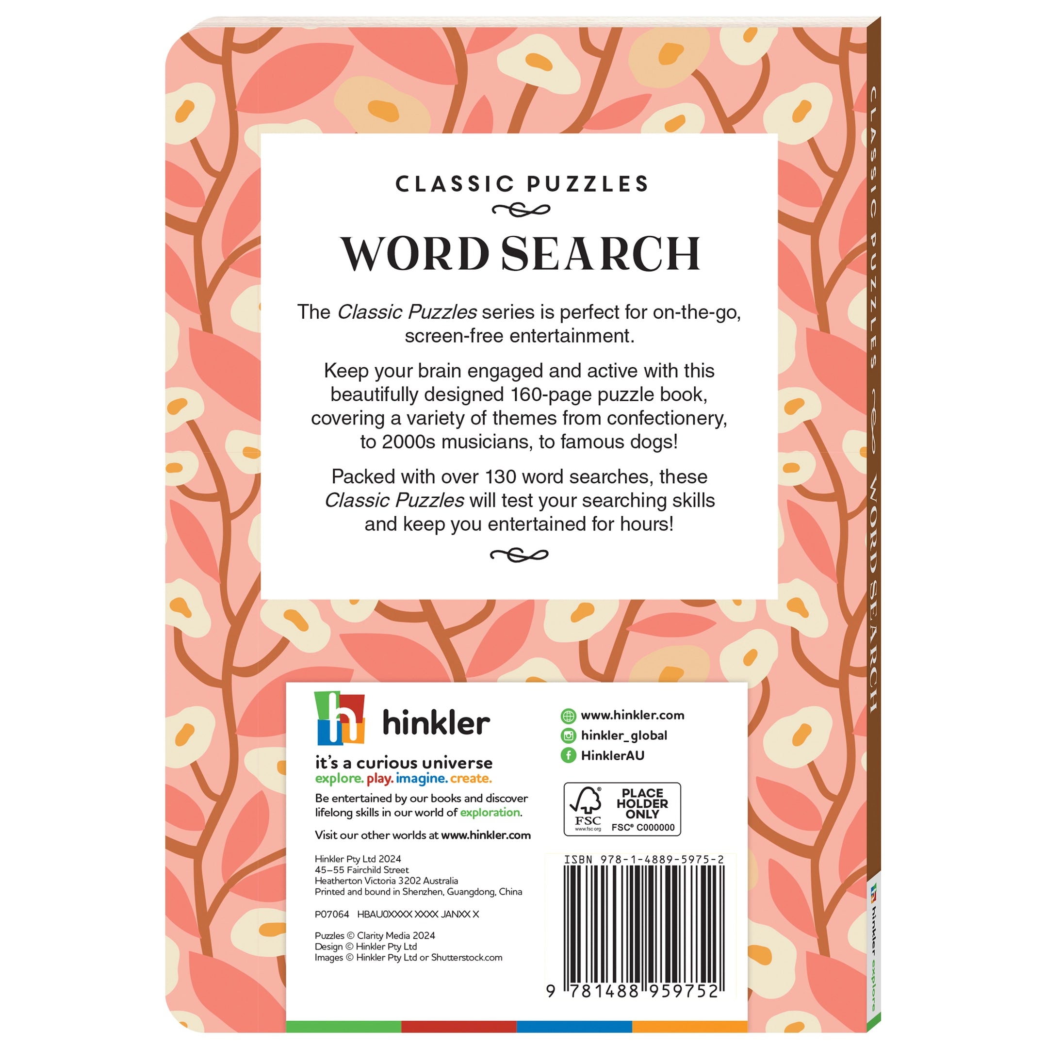 Classic Puzzles Word Search Book – Over 130 Puzzles