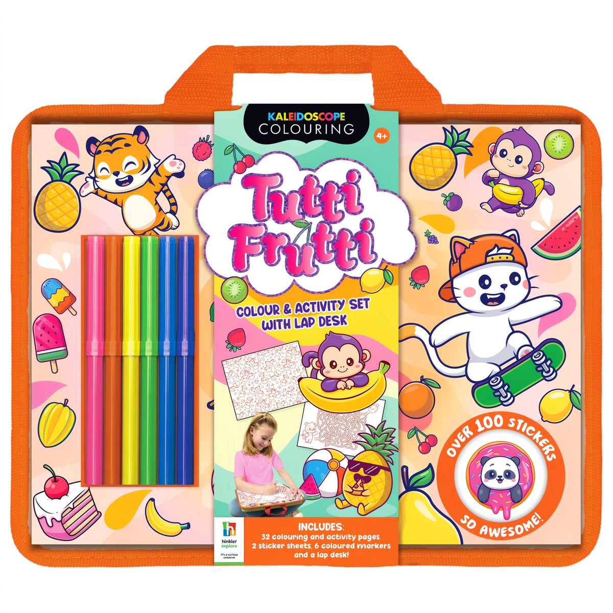 Tutti Frutti Colouring & Activity Set with Lap Desk
