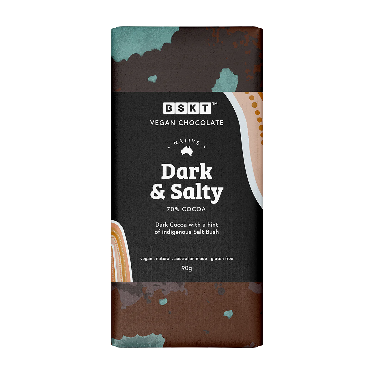 BSKT Dark & Salty Vegan Chocolate Block