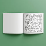 Sunny Vibes Christmas Colouring Book with 20 Removable Pictures