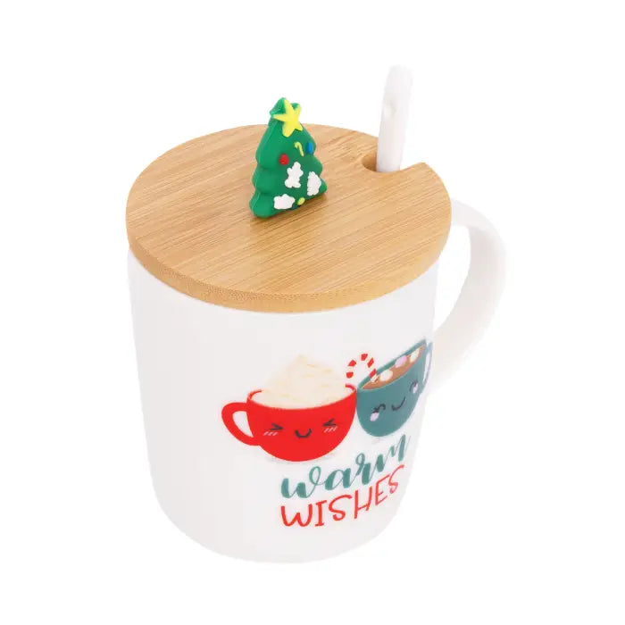 Warm Wishes Christmas Hot Chocolate Mug