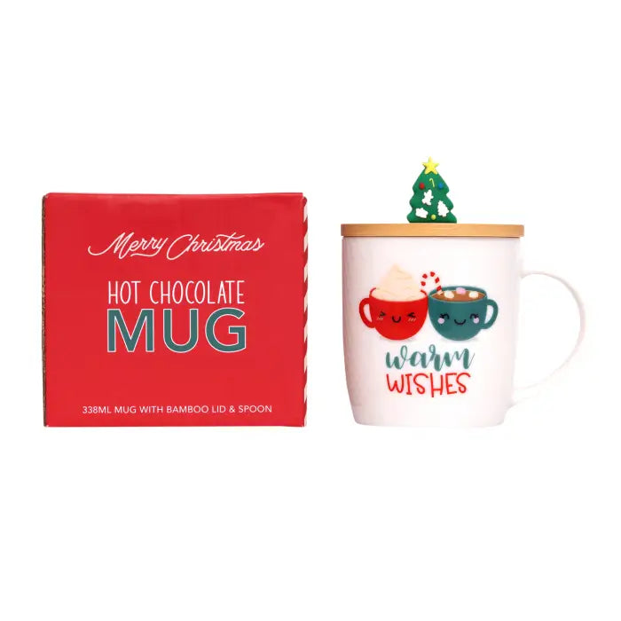 Warm Wishes Christmas Hot Chocolate Mug