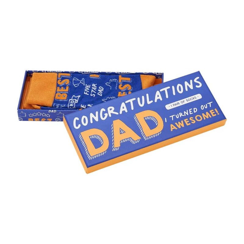 Congrats Dad boxed socks, Dad You're A Legend Gift Box