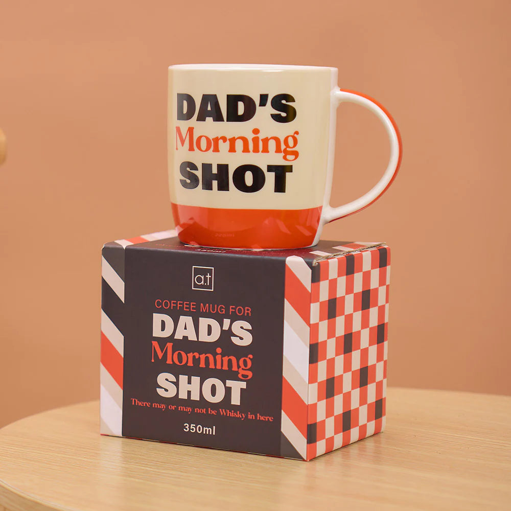 AT Mens - Coffee Mug - Dad's Morning Shot