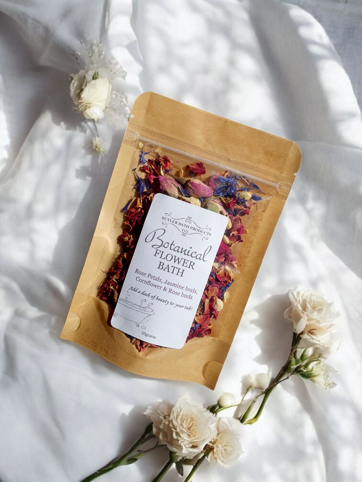Botanical flower bath