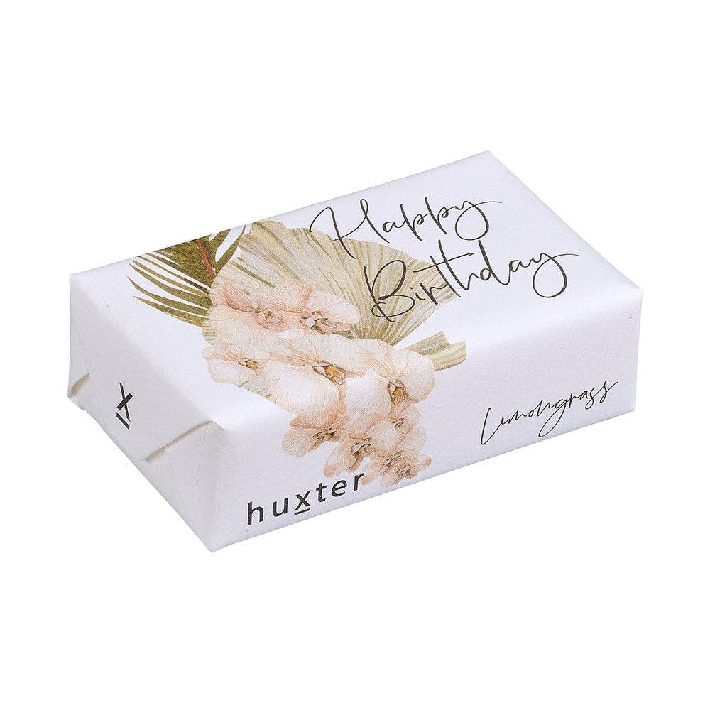 Orchids & Leaves - Happy Birthday: Lemongrass