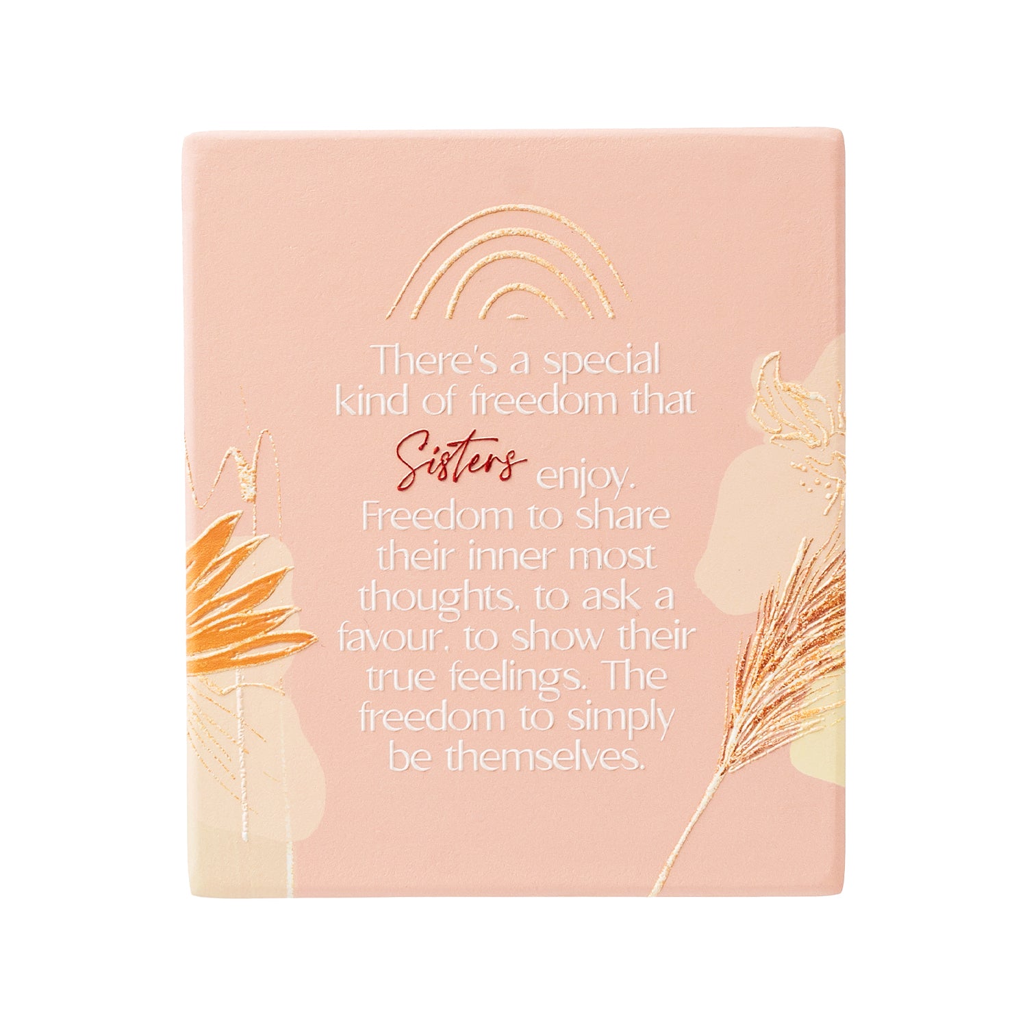 Desert Dune Sister Verse Ceramic Plaque