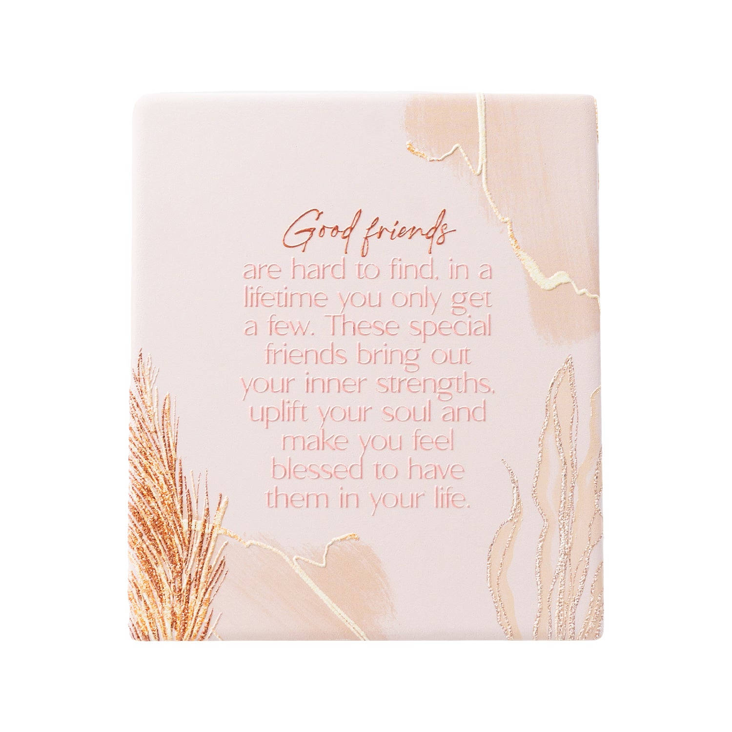 Desert Dunes Friends Verse Ceramic Plaque