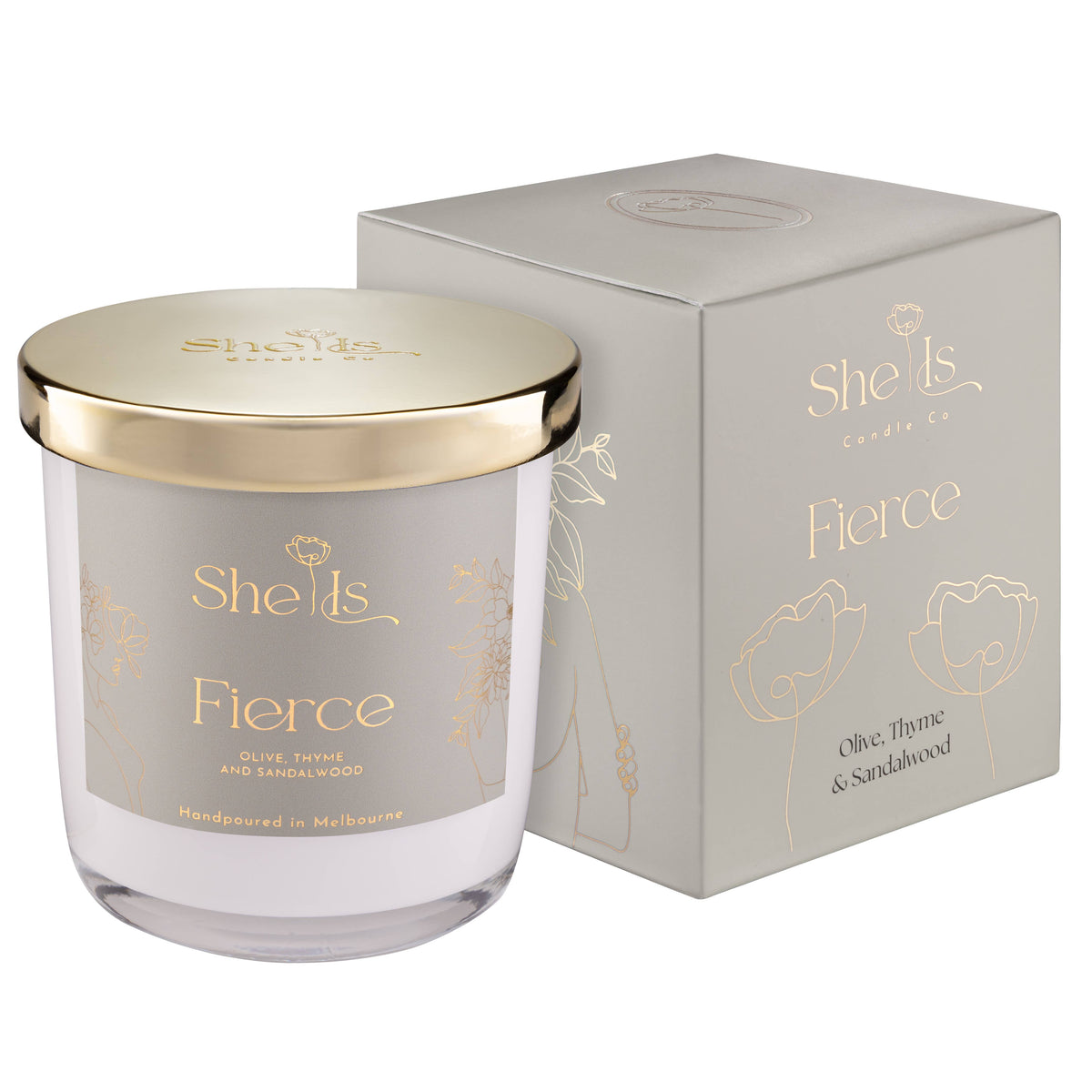She Is Fierce Candle