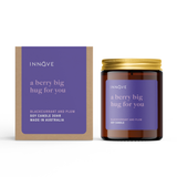 A Berry Big Hug for You Soy Candle with Blackcurrant & Plum Fragrance