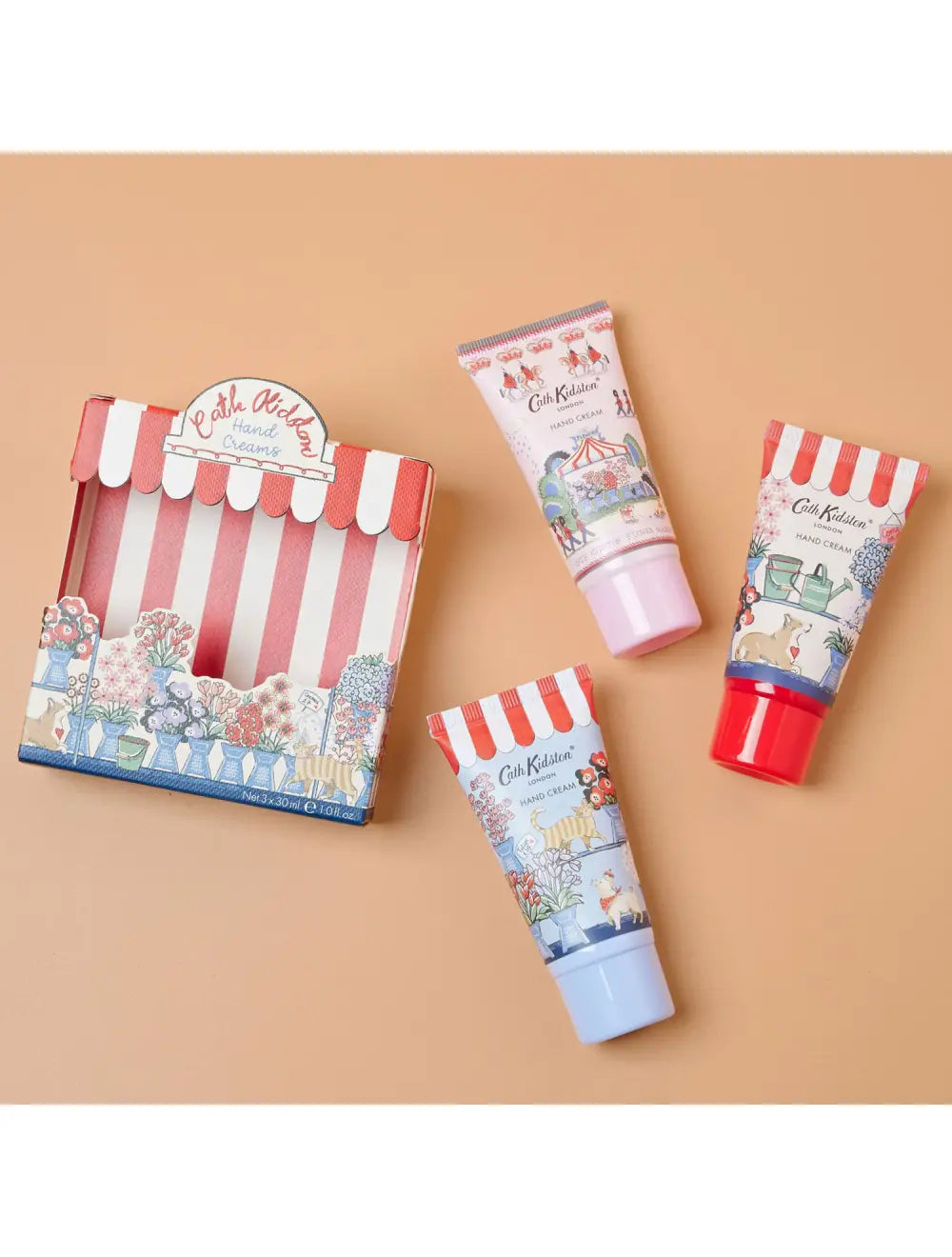 Cath Kidston Flower Market Mixed Bunch Hand Cream Trio