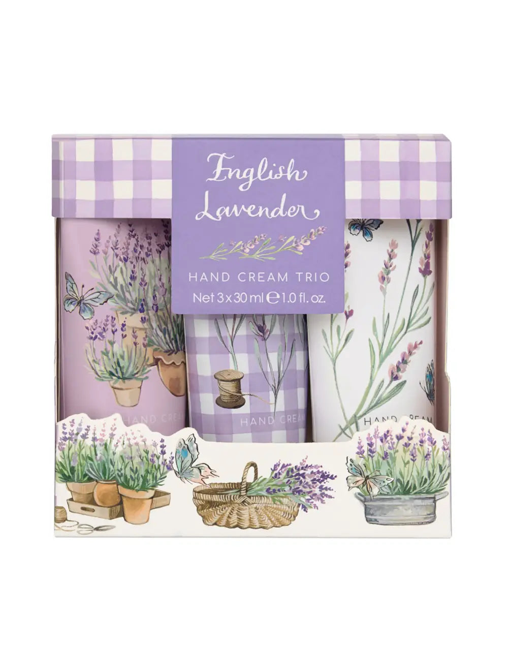Heathcote & Ivory English Lavender Hand Cream Trio
