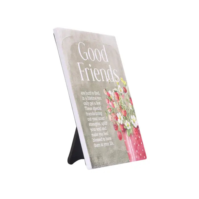 Good Friends Keepsake Plaque