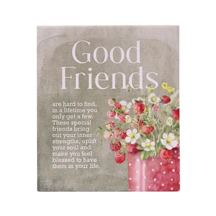 Good Friends Keepsake Plaque