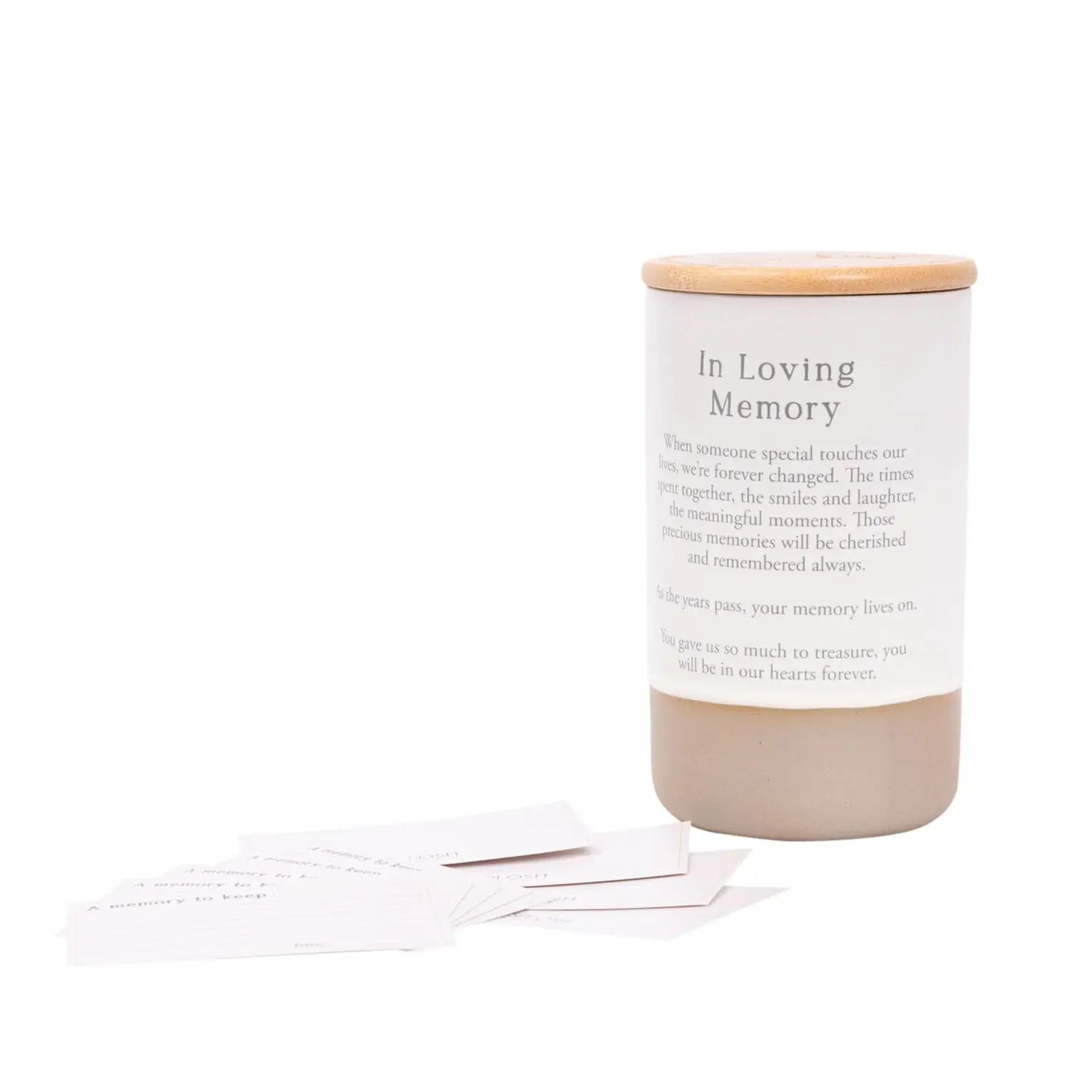 Heartfelt Jar of In Loving Memories