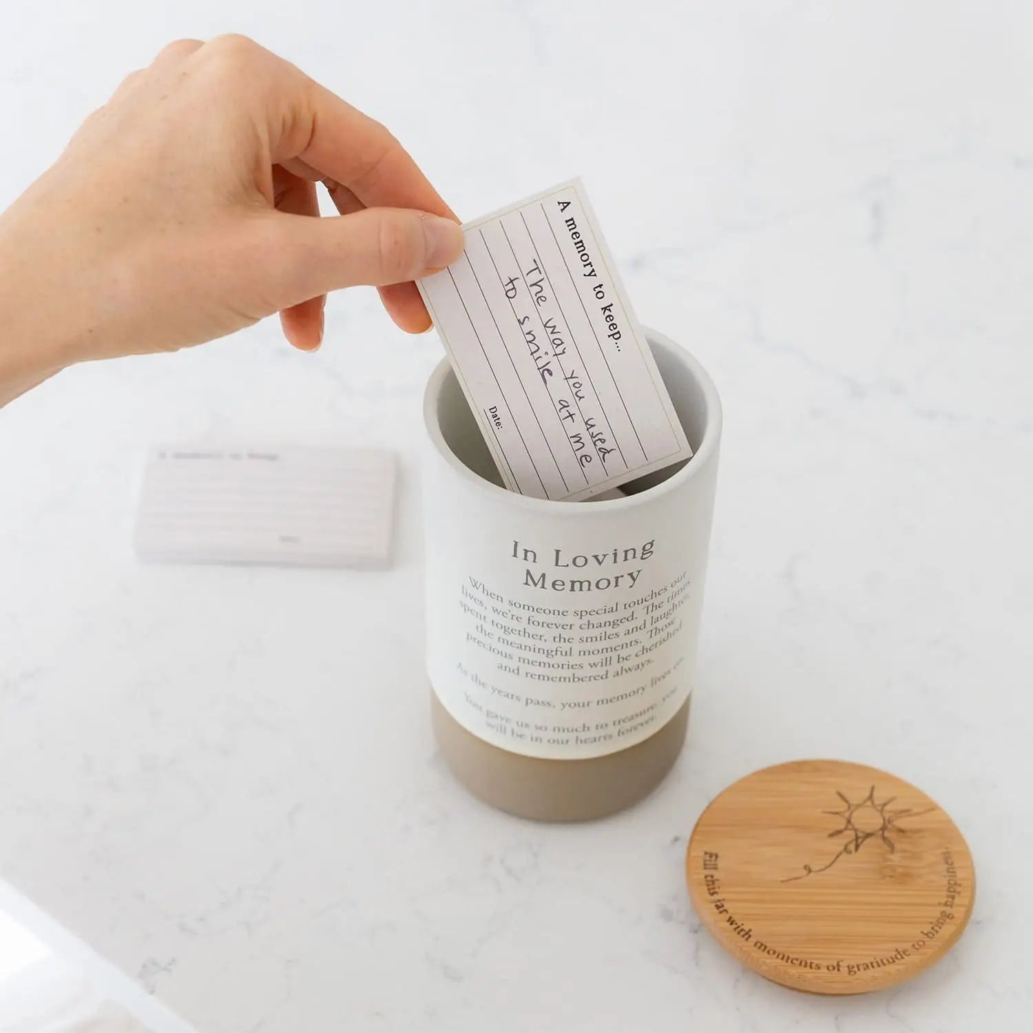 Heartfelt Jar of In Loving Memories