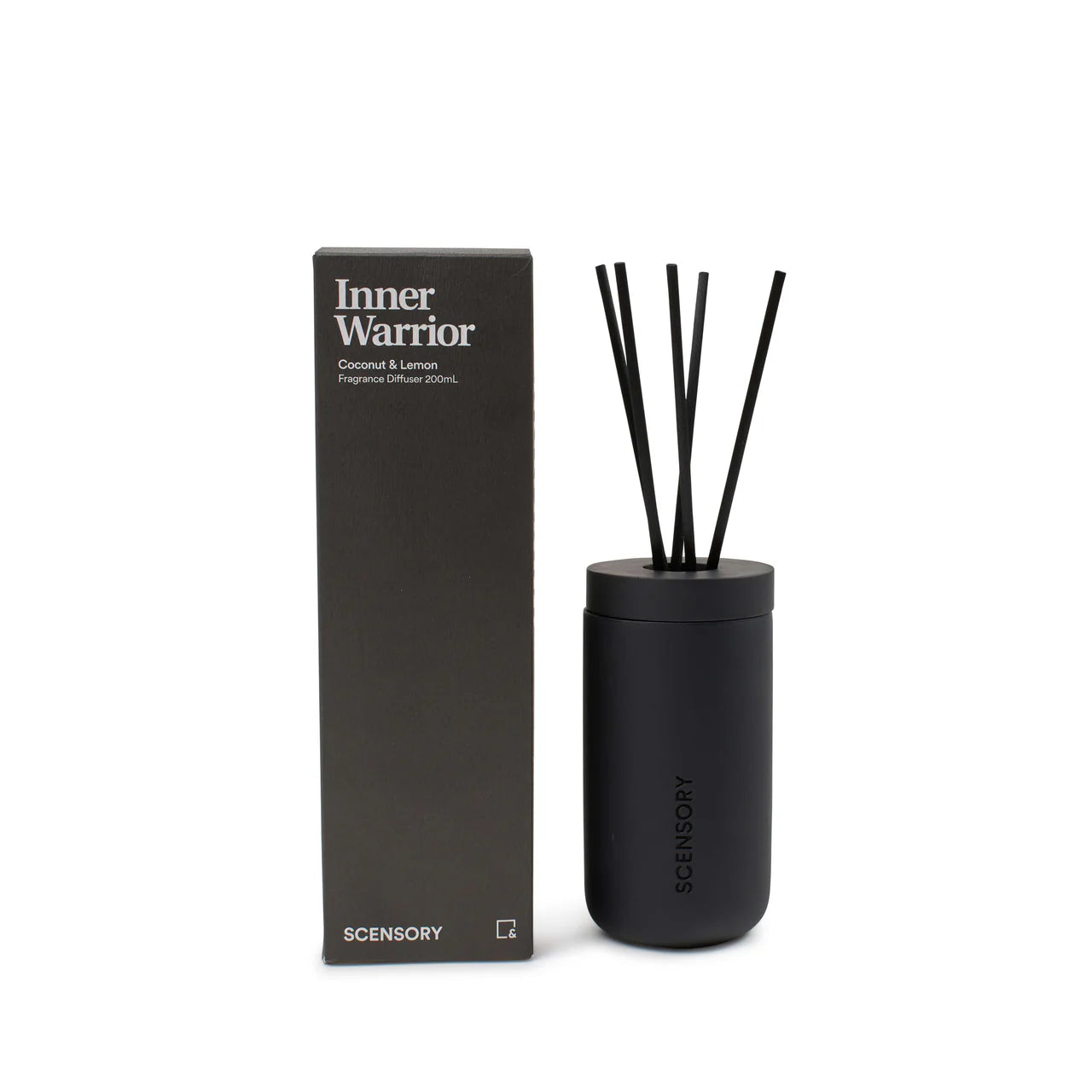 Inner Warrior Gift Box | Coconut & Lemon Candle & Diffuser