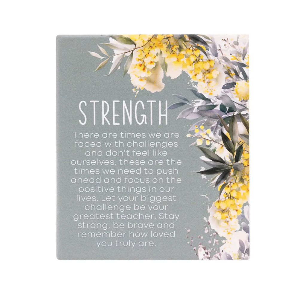 Strength Quote Plaque