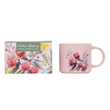 Native Blooms Red Floral Mug