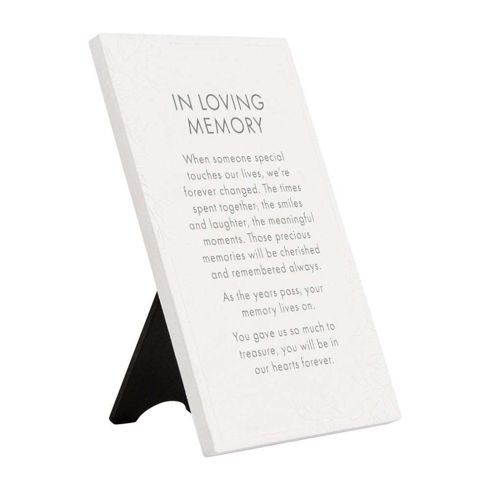 In Loving Memory Plaque, Splosh