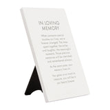 In Loving Memory Plaque, Splosh