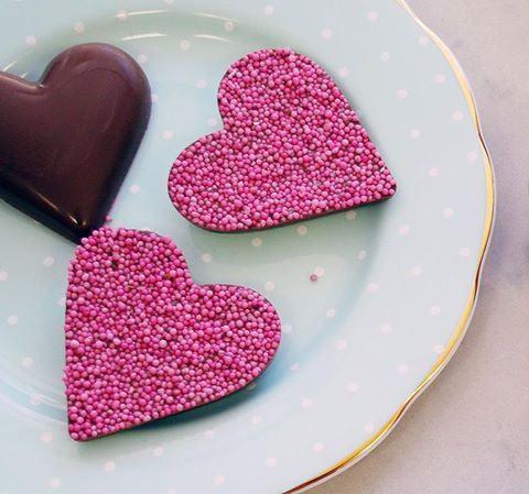 Pink hearts card included in Love And Loss Sympathy Gift Box