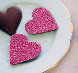 Pink hearts card included in Love And Loss Sympathy Gift Box