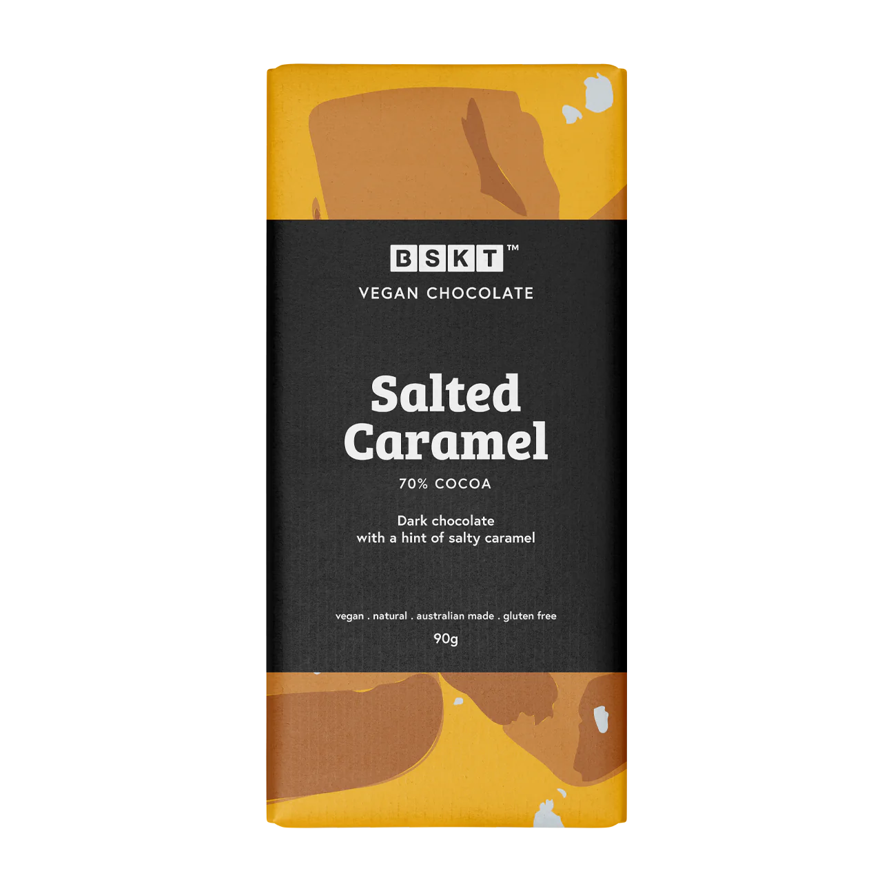 BSKT Salted Caramel Vegan Chocolate Block