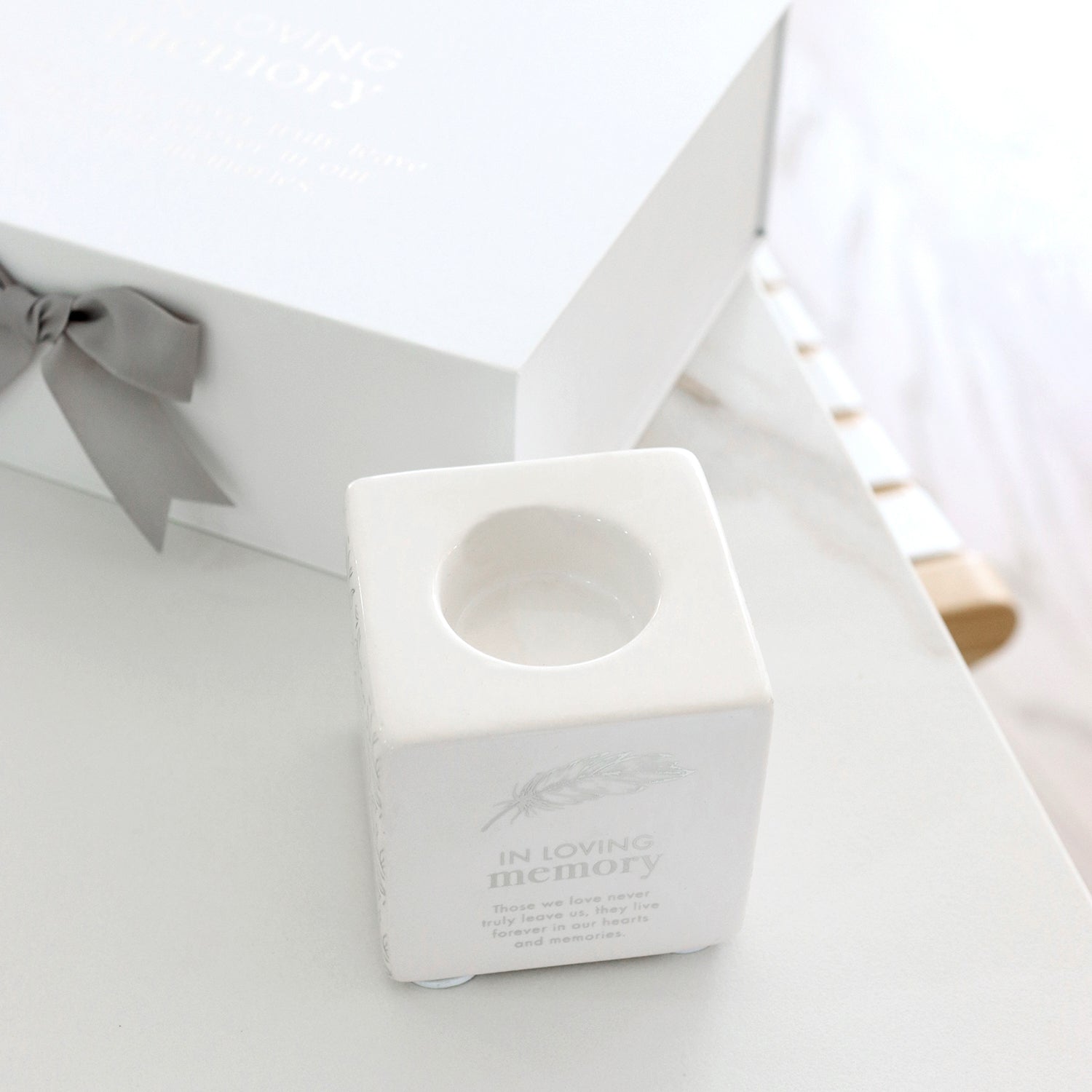 Sympathy In Loving Memory Candle Holder