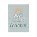 Best Teacher Ceramic Magnet