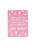 Teacher Difference Ceramic Magnet