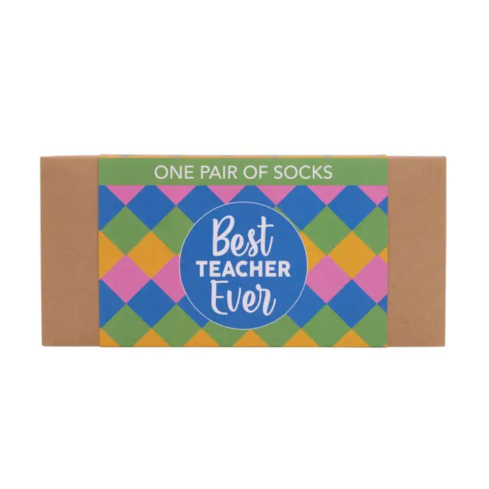 Best Teacher Ever Socks – Teacher Gift Socks