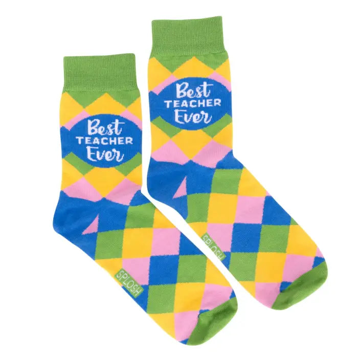 Best Teacher Ever Socks – Teacher Gift Socks