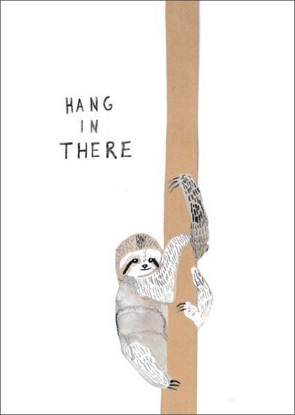 Hang In There encouragement card