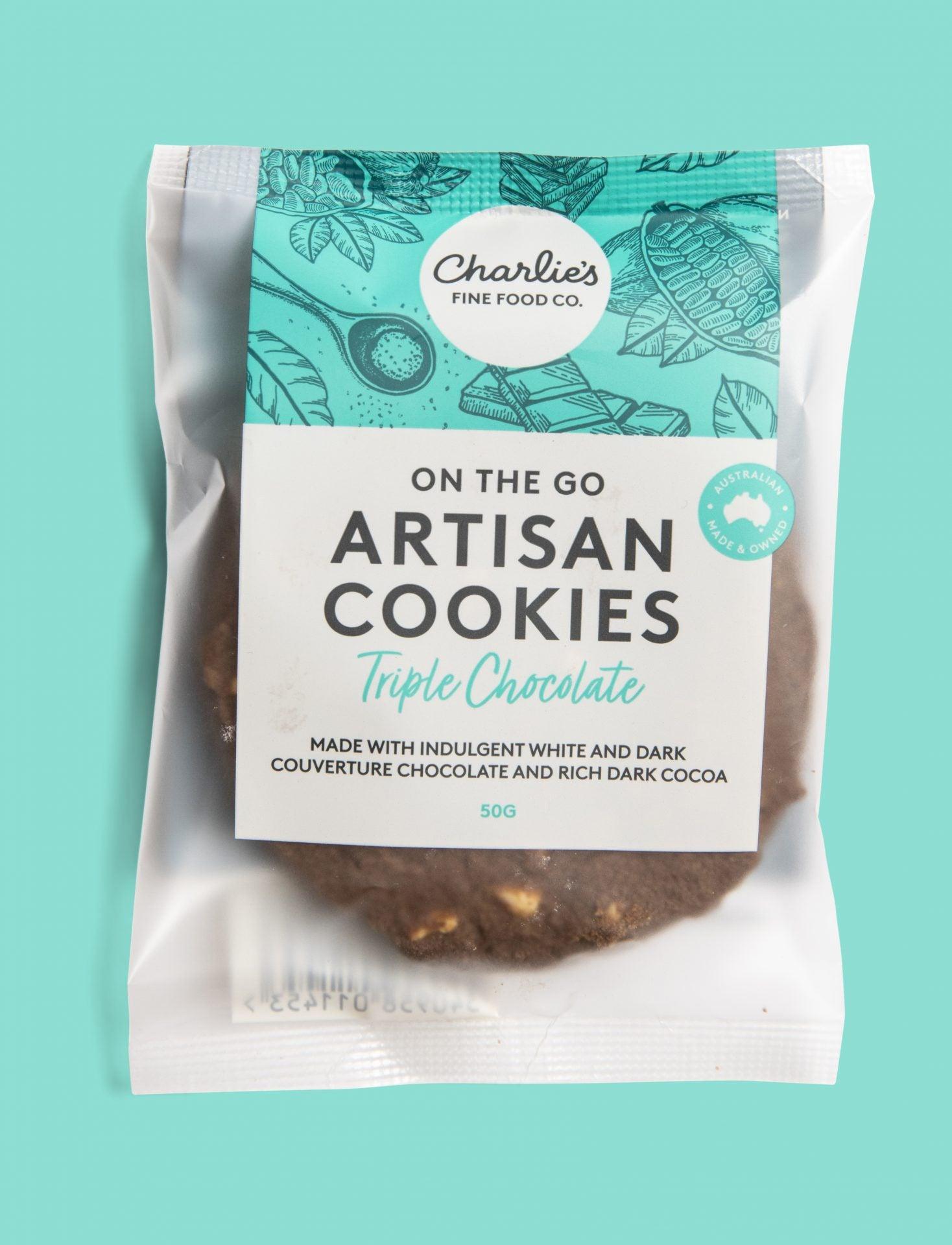 Triple Chocolate Artisan Cookie, Charlie's Fine Foods